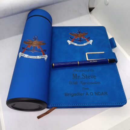 Executive Notebook Pen and Flask Set Kenya