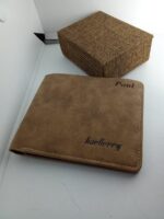 Engraved processed leather wallet - Image 2