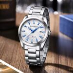 CRRJU Men Watch – Stylish Luxury Quartz Wrist Watch for Business & Casual Wear