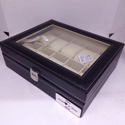 10 Slots Leather Watch Organizer