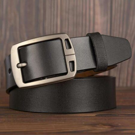 Men’s Genuine Leather Casual/Formal Adjustable Size Fashion Gift Belt