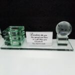 Branded Glass Desk Organizer