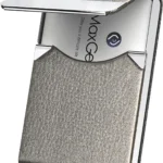 Business Card Holder for Women &Men PU Leather & Stainless Steel
