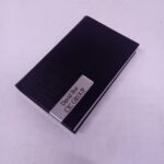 Business Leather Finish Metallic Card Holder RFID
