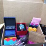 Complete customized executive package Watch, socks, wallet, tie set