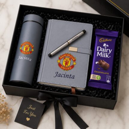 Corporate Business Gift Set, Notebook, pen , flask, chocolate