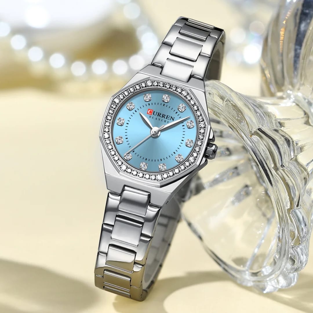 Curren 9100 Ladies Stainless Steel Watch – Elegant, Water Resistant & Battery Powered Curren 9100 Ladies Stainless Steel Watch – Elegant, Water Resistant & Battery Powered - Image 1