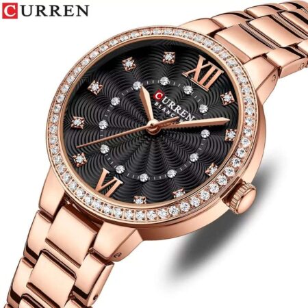 CURREN Quartz Stainless Steel Band Wristwatch for Women