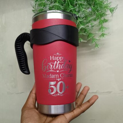 Customised birthday thermo mug