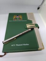 Engraved 2026 diary plus pen