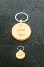 Engraved Key Holder Custom Name Metal Keychain Gift (Free Engraving)