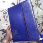 Engraved Processed Leather Document Holder – Personalized Executive Portfolio Folder