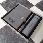 Executive Office Gift Set Kenya – Notebook, Pen, Keyholder & Flask Gift Box