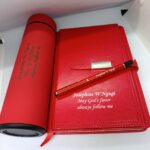 Executive Stationery Gift Set – Minimalist Notebook, Pen & Keyholder