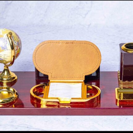 Executive customised office desk organizer
