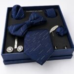 Fashion High Grade 7.5cm Silk Tie Men’s Gift set