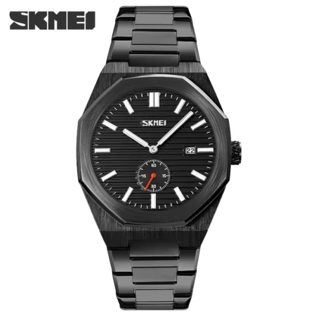 SKMEI  Japan Quartz movement  Waterproof Wristwatch- black