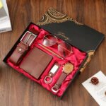 Jesou processed leather men gift set