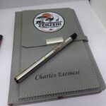 Notebook plus pen branded