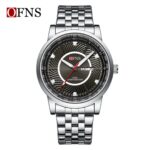 OFNS Quartz Watches Stainless Steel Business Men’s Wristwatch