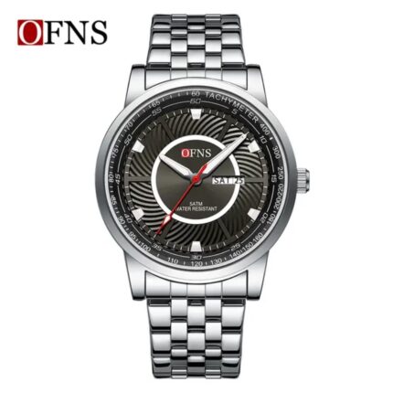 OFNS Quartz Watches Stainless Steel Business Men’s Wristwatch