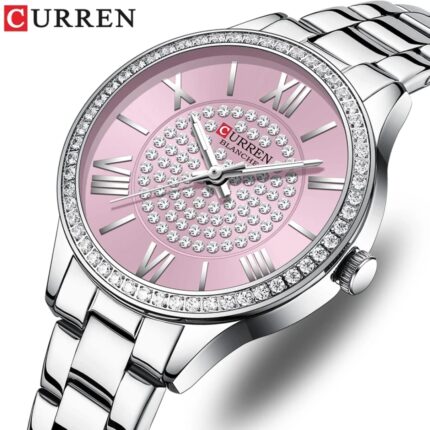 OLEVS 9084 Ladies Stainless Steel Watch – Stylish Quartz Watch, Water Resistant