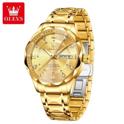 Olevs Quartz Men’s Stainless Steel Watch