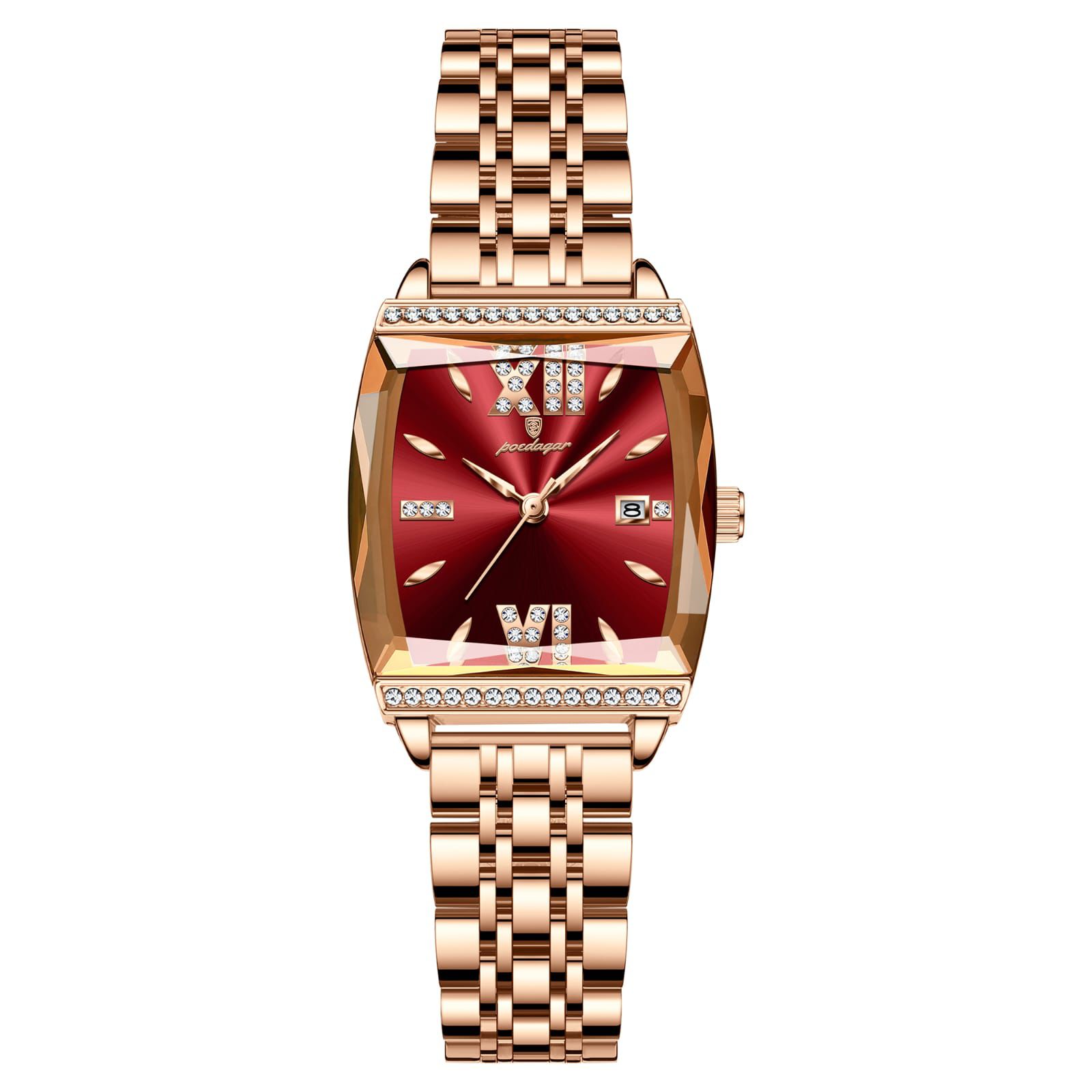 POEDAGAR Ladies Watch – Elegant Luxury Quartz Women’s Wrist Watch for Daily Wear POEDAGAR Ladies Watch – Elegant Luxury Quartz Women’s Wrist Watch for Daily Wear