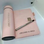 Personalized Notebook Pen and Flask Gift Set Kenya