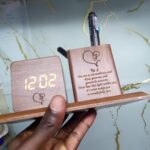 Personalized Wooden Desk Organizer