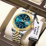 Poedagar Men’s Stainless Steel Quartz Wrist Watch