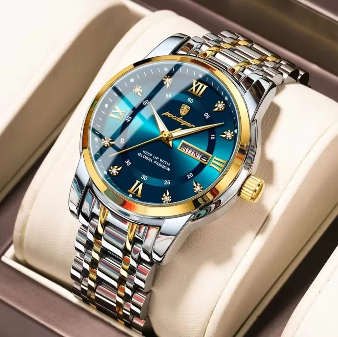 Poedagar Quartz Stainless Steel Watch – Elegant Luxury Men’s Fashion Timepiece Poedagar Quartz Stainless Steel Watch – Elegant Luxury Men’s Fashion Timepiece