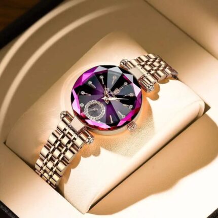 Poedagar Women’s Luxury Watch – Elegant Stainless Steel Quartz Fashion Wristwatch