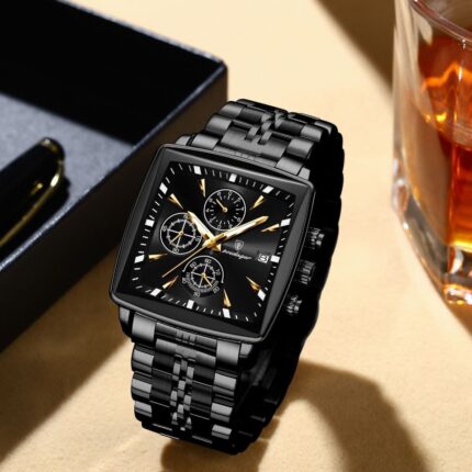 Poedagar Women's Rectangular Quartz Watch
