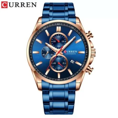 CURREN Chronograph Water Resistant Men’s Wrist Watch