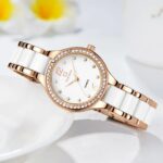 Seno 1644 Ceramic Ladies Watch – Elegant, Water Resistant & Battery Powered