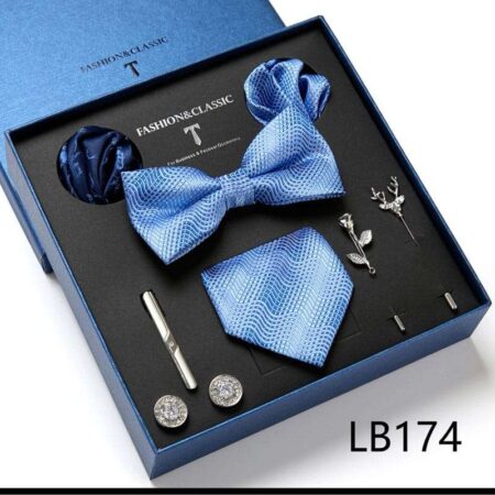 Fashion High Grade 7.5cm Silk Tie Men’s Gift set