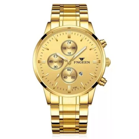 Fngeen Men’s Wrist Watch Top Brand Luxury Stainless Steel Straps