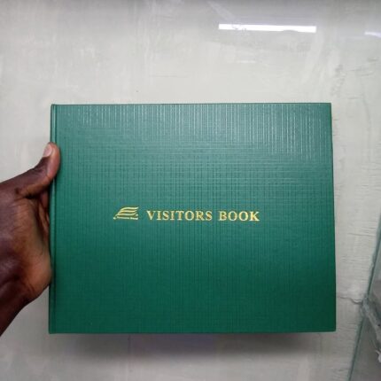 Visitors Book – Professional Guest Register Book for Office, Events & Reception