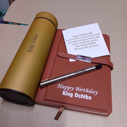 Executive Stationery Gift Set – Custom Notebook, Pen, & Keyholder