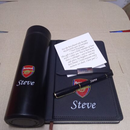 Executive Faith & Inspiration Stationery Gift Set – Notebook, Pen, and Keyholder