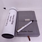 Executive Stationery Gift Set – Modern Notebook, Pen & Keyholder