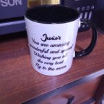 Branded Ceramic Mug – Custom Logo & Name Printed Coffee Cup - Image 2