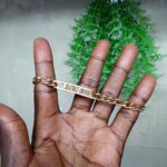 Customized Metallic Bracelet Elegant Stainless Steel Bangle with Free Engraving - Image 2