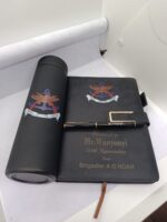 Engraved Elegance Gift Set – Notebook, Pen & Flask - Image 3