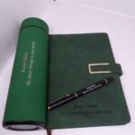 Fully Customisable Notebook, Pen & Flask Set – Engraved Gift - Image 2