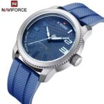 Naviforce Men's Sports Watch – Silicone Strap Quartz Waterproof Casual Wrist Watch