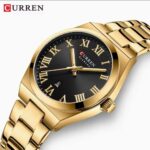 Curren Blanche Ladies Watch – Elegant Stainless Steel Quartz Ladies Watch with Roman Numerals - Image 4