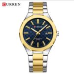 Curren Men's Stainless Steel Quartz Watch with Date Display |Curren Men's Quartz Watch  Fashion Wristwatch - Image 3
