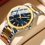 Curren Men's Stainless Steel Quartz Watch with Date Display |Curren Men's Quartz Watch  Fashion Wristwatch
